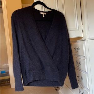 Rebecca Taylor Fuzzy V Neck Sweater